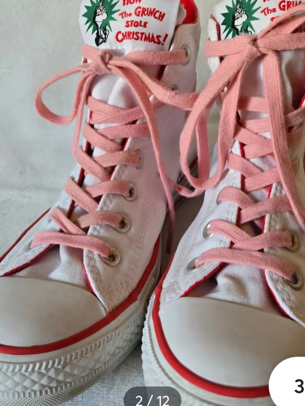Converse X The Grinch That Stole Christmas, Sz 3.5